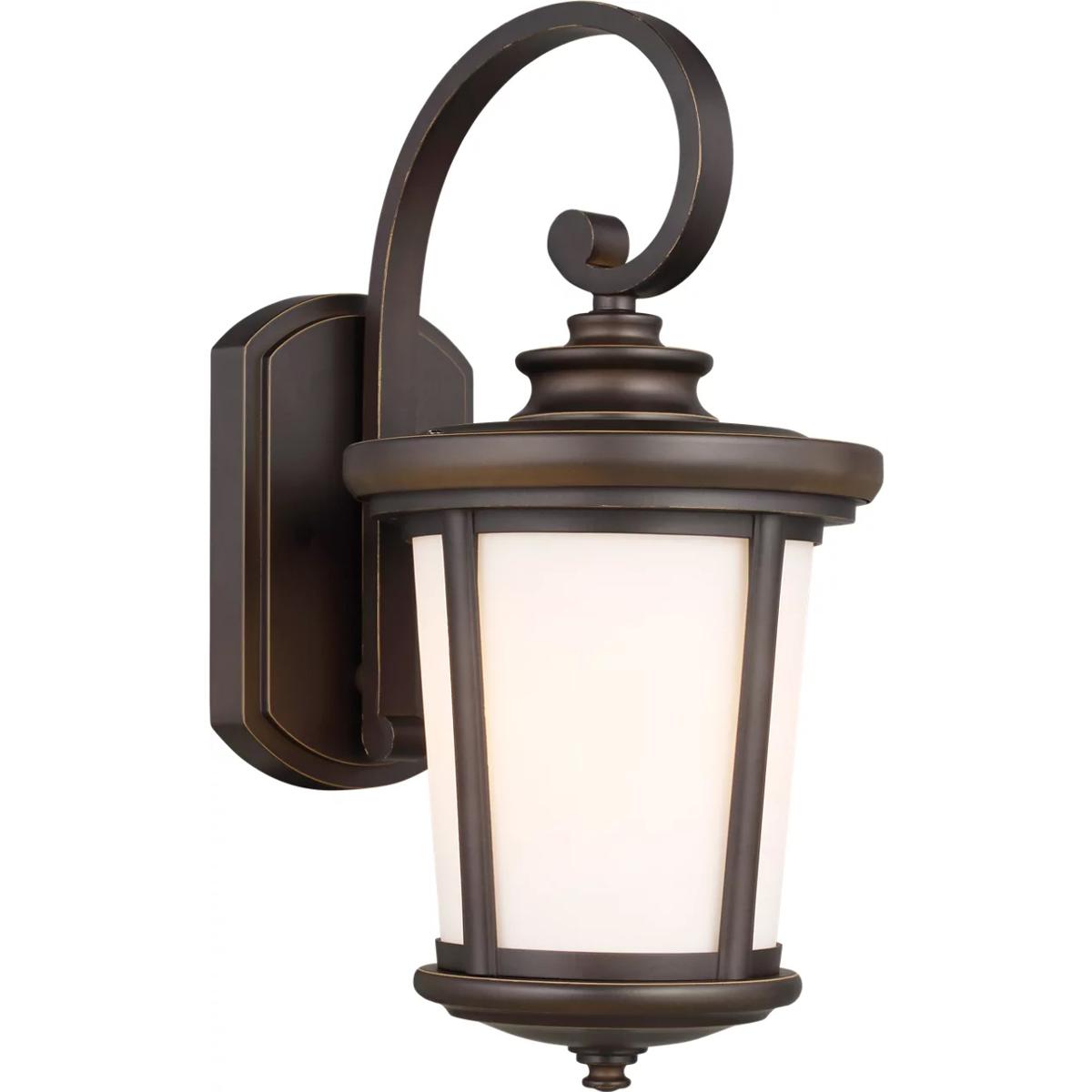 Generation Lighting 8619301-71 Eddington 1 Light 16.13 inch Antique Bronze Outdoor Wall Lantern, Medium