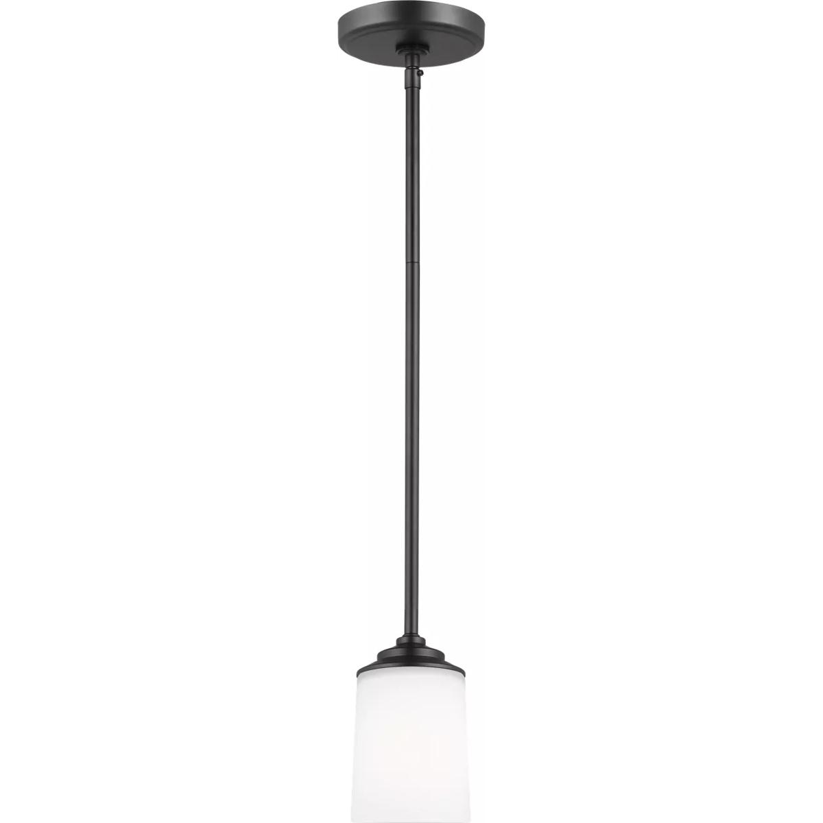 Generation Lighting 6130701EN3-112 Kemal 1 Light 4 inch Midnight Black Mini-Pendant Ceiling Light