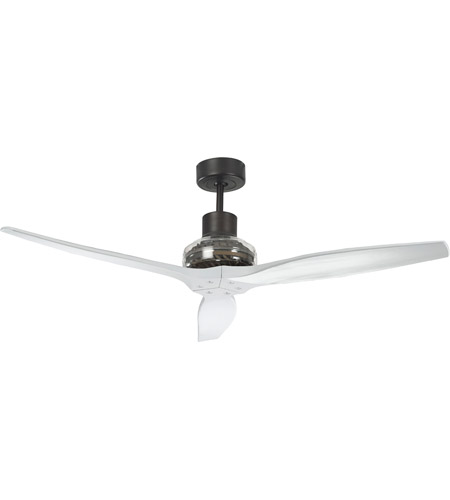 Star Fans 7343 Star Propeller 52 inch Brown with White Blades Indoor/Outdoor Ceiling Fan, Real Wood Blades