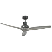 Star Fans 7206 Star Propeller 52 inch Black with Grey Blades Indoor/Outdoor Ceiling Fan, Real Wood Blades thumb