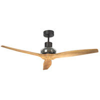 Star Fans 7374 Star Propeller 52 inch Brown with Natural I Blades Indoor/Outdoor Ceiling Fan, Real Wood Blades thumb