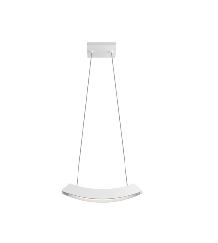 Sonneman 1740.98 Kabu LED 12 inch Textured White Pendant Ceiling Light 1740.98.B.jpg