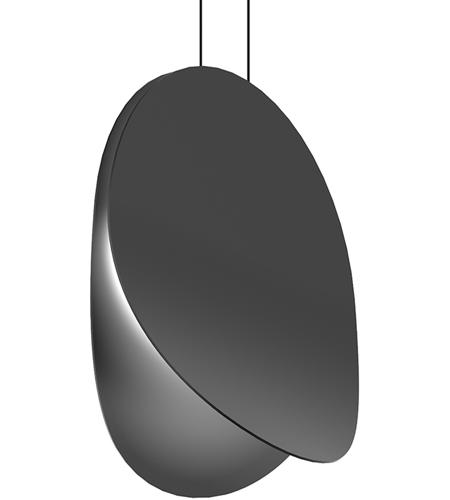 Sonneman 1768.25 Malibu Discs LED 18 inch Satin Black Pendant Ceiling Light