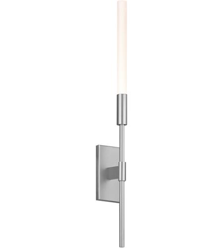 Sonneman 2210.16 Wands LED 3 inch Bright Satin Aluminum ADA Sconce Wall Light