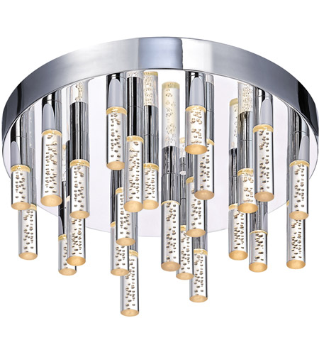 Sonneman 2263.01 Champagne Staccato LED 16 inch Chrome Pendant Ceiling Light