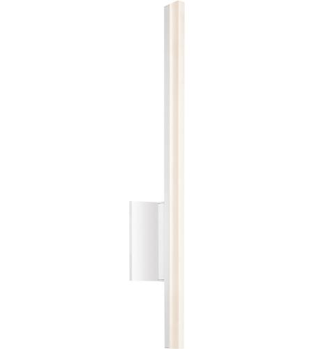 Sonneman 2340.03-DIM Stiletto LED 5 inch Satin White Bath Light Wall Light 