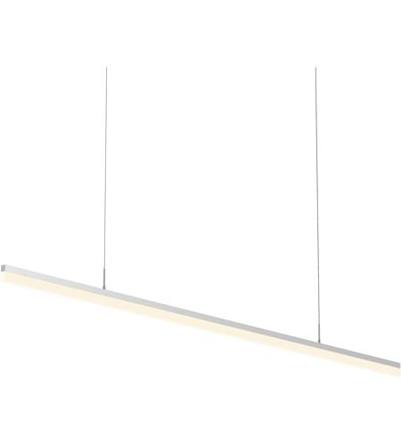 Sonneman 2349.16 Stiletto LED 72 inch Bright Satin Aluminum Pendant Ceiling Light