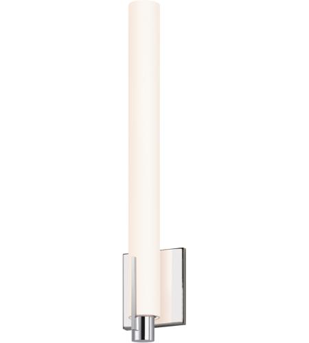 Sonneman 2442.01-ST Tubo 4 inch Polished Chrome ADA Sconce Wall Light in Spine