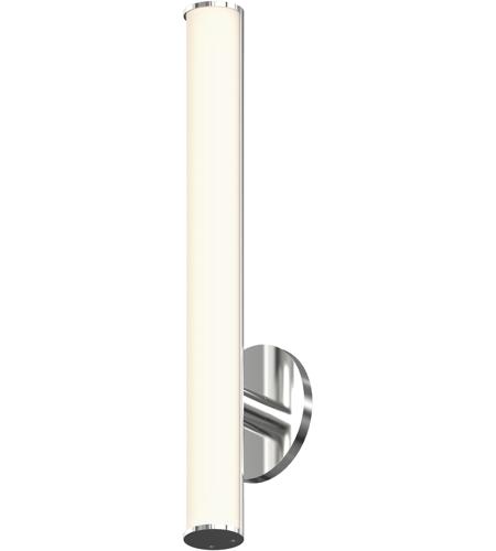 Sonneman 2501.23 Bauhaus Columns LED 2 inch Satin Chrome Wall Bar Wall Light