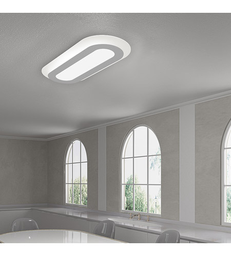 Sonneman 2727.98 Offset LED 15 inch Textured White Surface Mount Ceiling Light 2727.98_App.jpg