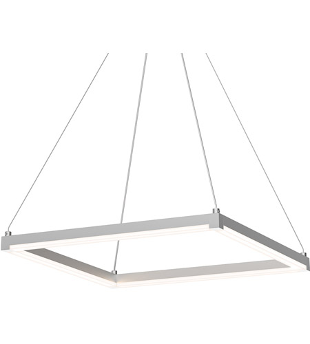 Sonneman 2786.16 Stix LED 19 inch Bright Satin Aluminum Pendant Ceiling Light