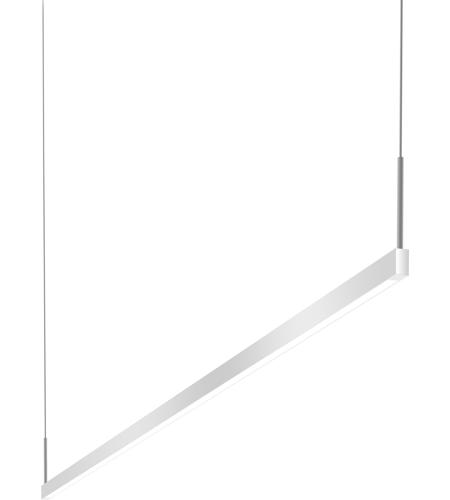 Sonneman 2818.16-6 Thin-Line LED 72 inch Bright Satin Aluminum Pendant Ceiling Light