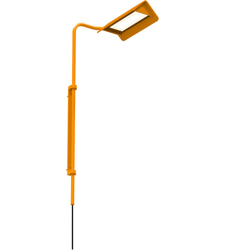 Sonneman 2833.06 Morii 5 inch 8 watt Satin Orange Wall Task Lamp Wall Light