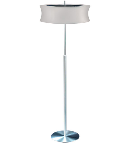 Sonneman Lighting Lightweights 2 Light Floor Lamp in Satin Aluminum 3133.10S