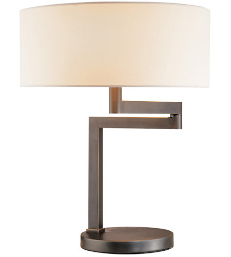 Sonneman 3625.51 Osso 19 inch 75 watt Black Brass Table Lamp Portable Light