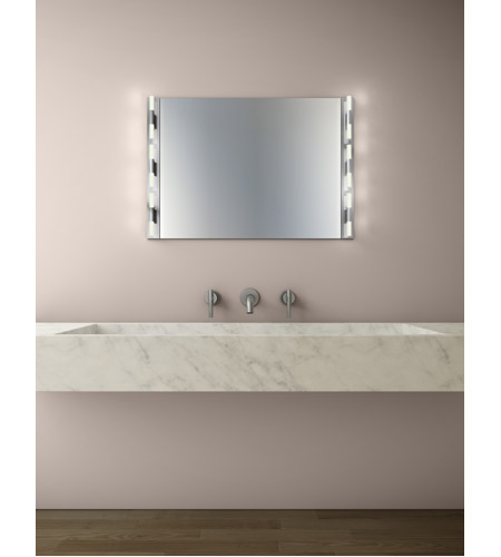 Sonneman 3803.01W Crystal Rods LED 28 inch Polished Chrome Bath Bar Wall Light 3803.01W_Lifestyle.jpg