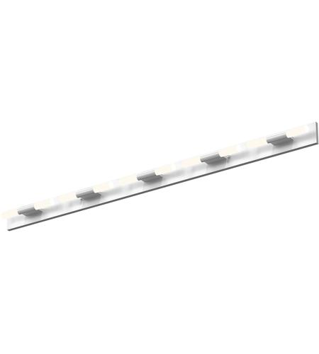 Sonneman 3805.03W Crystal Rods LED 47 inch Satin White Bath Bar Wall Light