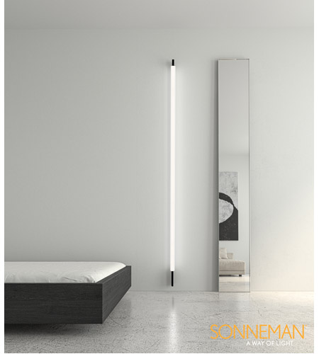 Sonneman 3822.25 Keel LED 2 inch Satin Black ADA Wall Bar Light Wall Light 3822.25-App.jpg