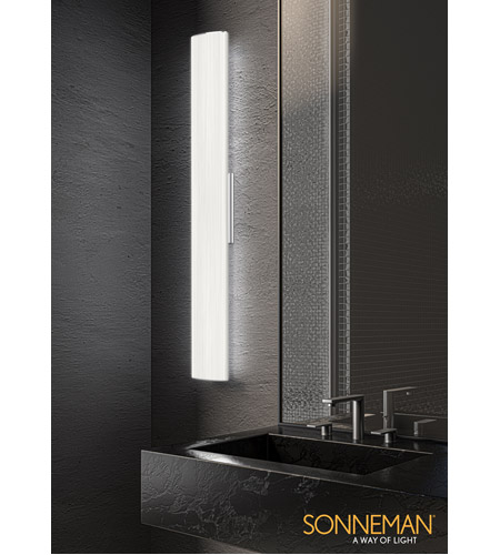 Sonneman 3923.23 Tuo LED 5 inch Satin Chrome Bath Bar Wall Light 3923.23-App.jpg