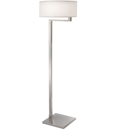 Sonneman 6081.13 Quadratto 53 inch 60 watt Satin Nickel Floor Lamp Portable Light