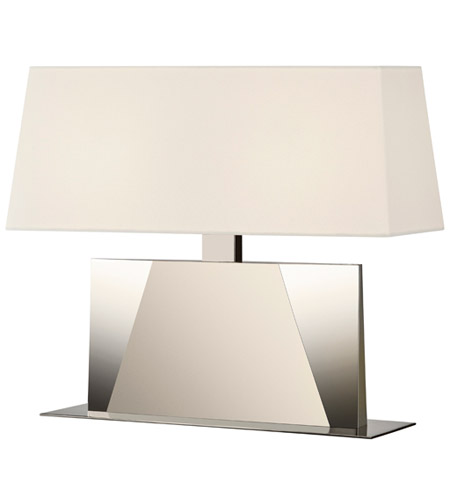 Sonneman 6104.35 Facet 18 inch 75 watt Polished Nickel Table Lamp Portable Light