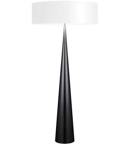 Sonneman Cone 3 Light Floor Lamp in Satin Black 6141.25W