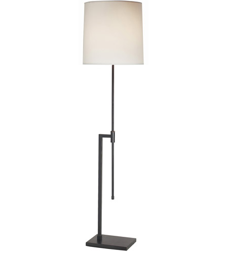 Sonneman 7008.51 Palo 47 inch 150 watt Black Brass Floor Lamp Portable Light 
