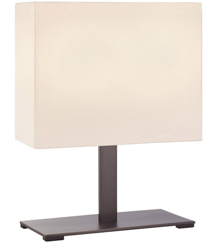 Sonneman 7020.51F Mitra 18 inch 18 watt Black Brass Table Lamp Portable Light