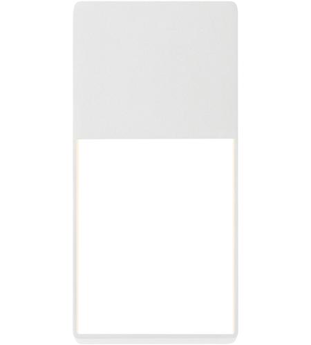 Sonneman 7200.98-WL Light Frames LED 13 inch Textured White Indoor-Outdoor Sconce, Inside-Out