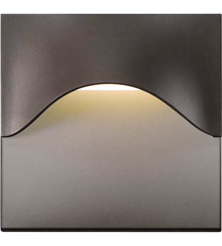 Sonneman 7237.72-WL Tides LED 8 inch Textured Bronze Indoor-Outdoor Sconce, Inside-Out