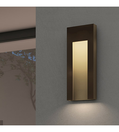 Sonneman 7267.74-WL Inset LED 20 inch Textured Gray Indoor-Outdoor Sconce, Inside-Out 7267.74-WL_App.jpg