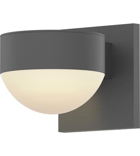 Sonneman 7300.PC.DL.74-WL Reals LED 5 inch Textured Gray Indoor-Outdoor Sconce, Inside-Out