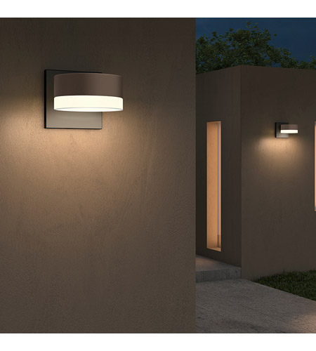 Sonneman 7300.PC.FW.72-WL Reals LED 5 inch Textured Bronze Indoor-Outdoor Sconce, Inside-Out 7300.PC.FW.72-WL_App.jpg