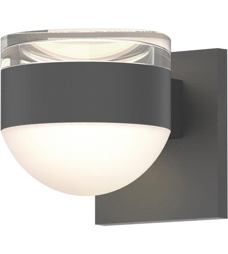 Sonneman 7302.FH.DL.74-WL Reals LED 6 inch Textured Gray Indoor-Outdoor Sconce, Inside-Out photo