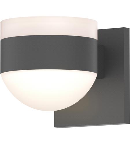 Sonneman 7302.FW.DL.74-WL Reals LED 6 inch Textured Gray Indoor-Outdoor Sconce, Inside-Out