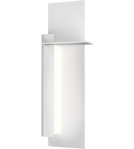 Sonneman 7436.98-WL Backgate LED 8 inch Textured White ADA Sconce Wall Light