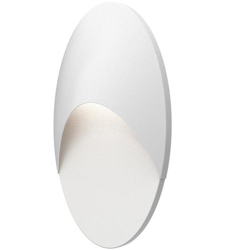 Sonneman 7462.98-WL Ovos LED 10 inch Textured White ADA Sconce Wall Light