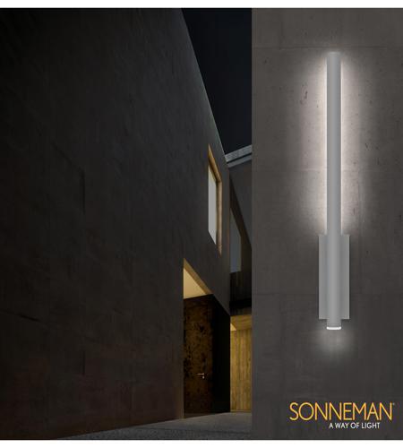 Sonneman 7480.74-WL Flue LED 5 inch Textured Gray Sconce Wall Light 7480.74-WL_App.jpg