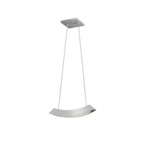 Sonneman 1740.16 Kabu LED 12 inch Bright Satin Aluminum Pendant Ceiling Light thumb