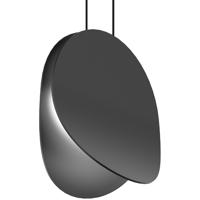 Sonneman 1766.25 Malibu Discs LED 10 inch Satin Black Pendant Ceiling Light thumb