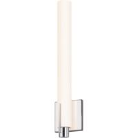 Sonneman 2442.01-ST Tubo 4 inch Polished Chrome ADA Sconce Wall Light in Spine thumb