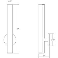 Sonneman 2501.23 Bauhaus Columns LED 2 inch Satin Chrome Wall Bar Wall Light 2501.23_Diagram.jpg thumb