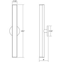 Sonneman 2502.23 Bauhaus Columns LED 2 inch Satin Chrome Wall Bar Wall Light 2502.23_Diagram.jpg thumb