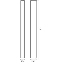 Sonneman 2594.01 Solid Glass Bar LED 3 inch Polished Chrome Bath Bar Wall Light 2594.01_Diagram.jpg thumb