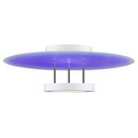 Sonneman 2609.03 Chromaglo Spectrum LED 16 inch Satin White Semi-Flush Ceiling Light thumb