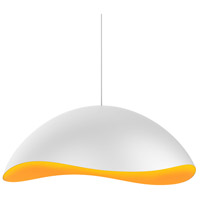 Sonneman 2673.03A Waveforms LED 23 inch Satin White Pendant Ceiling Light thumb