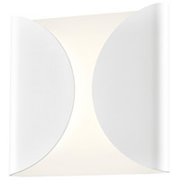 Sonneman 2710.98-WL Folds LED 8 inch Textured White Indoor-Outdoor Sconce, Inside-Out thumb