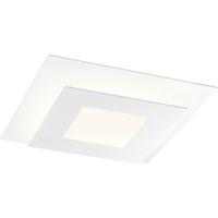 Sonneman 2727.98 Offset LED 15 inch Textured White Surface Mount Ceiling Light thumb