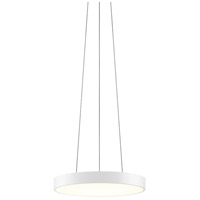 Sonneman 2740.98 Pi LED 16 inch Textured White Pendant Ceiling Light thumb