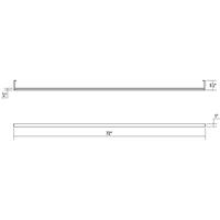 Sonneman 2812.03-6 Thin-Line LED 72 inch Satin White Wall Bar Wall Light 2812.03-6_Diagram.jpg thumb